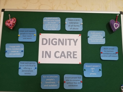 Dignity in care board